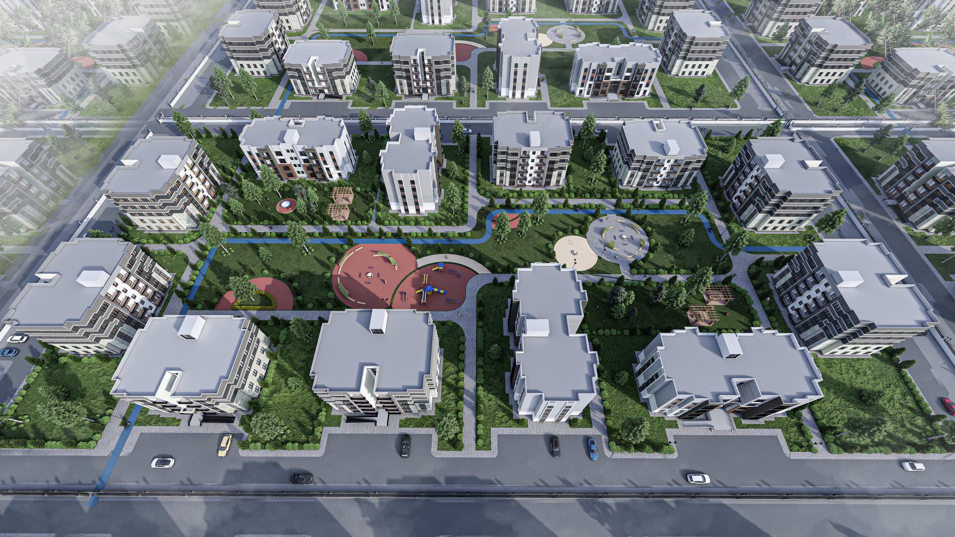 Diyarbakır İli Bağlar İlçesi Oğlaklı Mahallesi 2.Etap 1598 Adet Konut İnşaatı