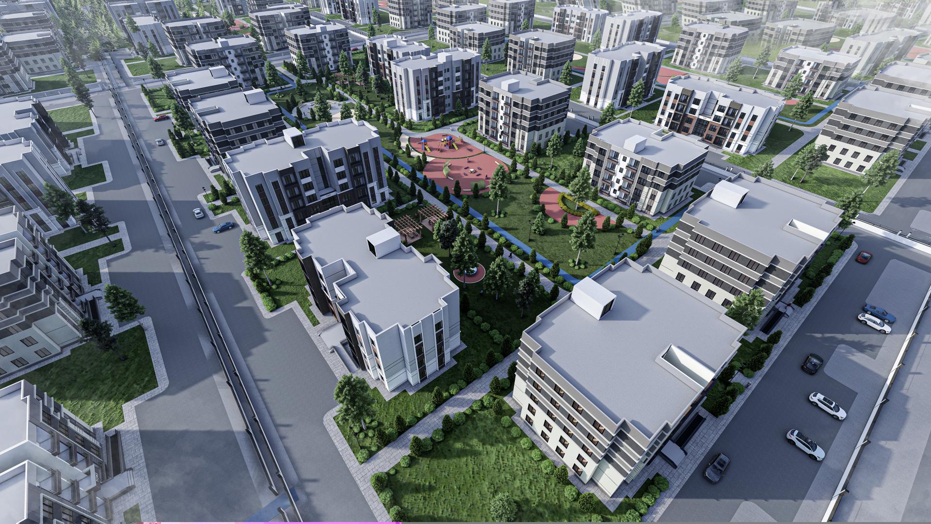 Diyarbakır İli Bağlar İlçesi Oğlaklı Mahallesi 2.Etap 1598 Adet Konut İnşaatı