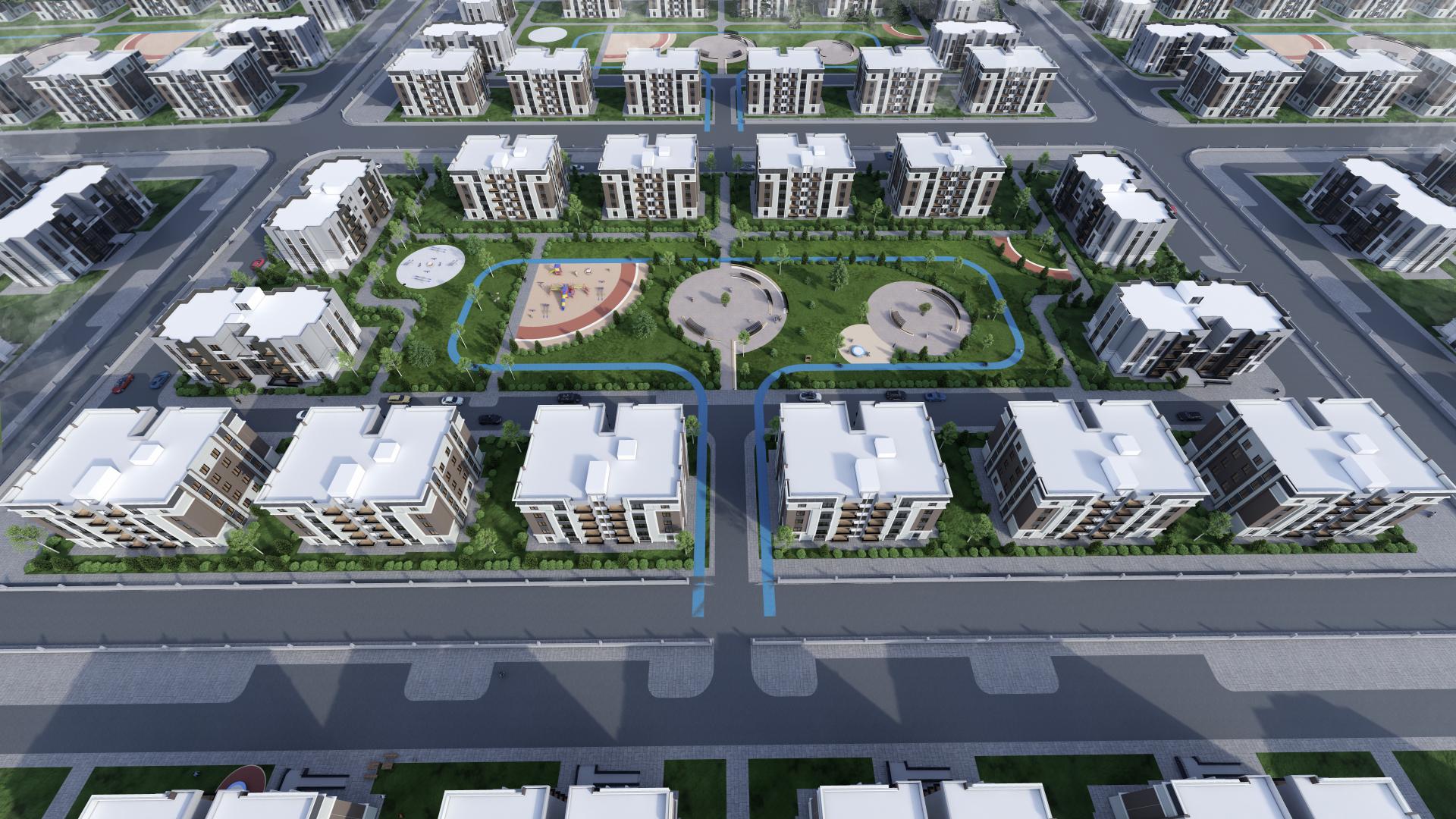 Diyarbakır İli Bağlar İlçesi Oğlaklı Mahallesi 2.Etap 1598 Adet Konut İnşaatı